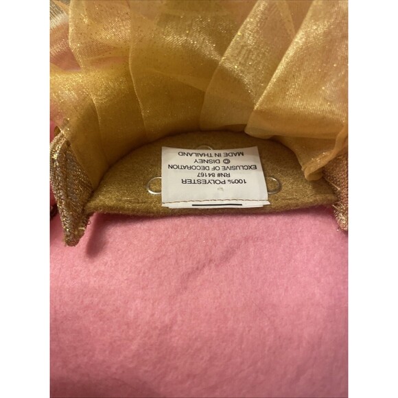 Disney Mouse Ears Princess Hat with Veil Fluffy Ears SNAP ON - Picture 9 of 11